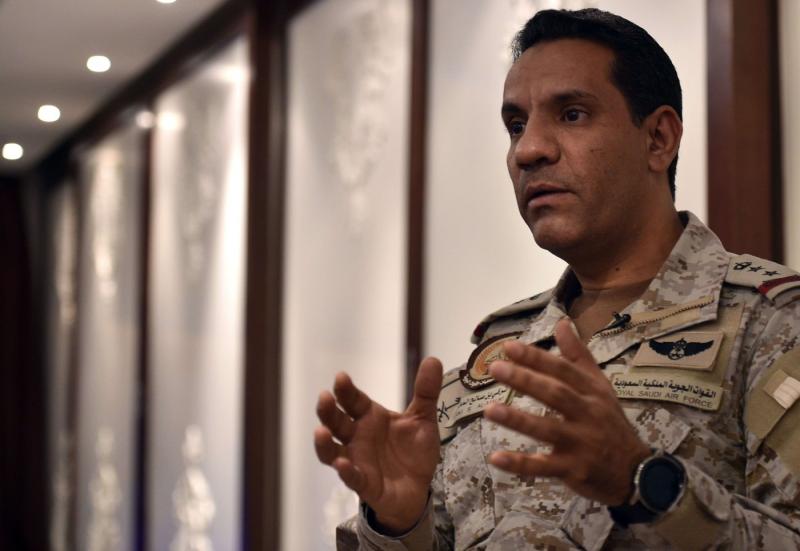 Spokesman of the Arab Coalition Colonel Turki Al-Malik. (AFP) Spokesman of the Arab Coalition Colonel Turki Al-Malik. (AFP)