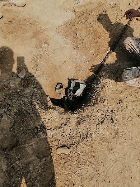 Civil Defense officers in Jazan said they received reports of fallen debris from a missile launched by the Houthis from inside Yemeni territory in the direction of Al-Harath governorate in the Jazan region. (Saudi Press Agency) Civil Defense officers in Jazan said they received reports of fallen debris from a missile launched by the Houthis from inside Yemeni territory in the direction of Al-Harath governorate in the Jazan region. (Saudi Press Agency)