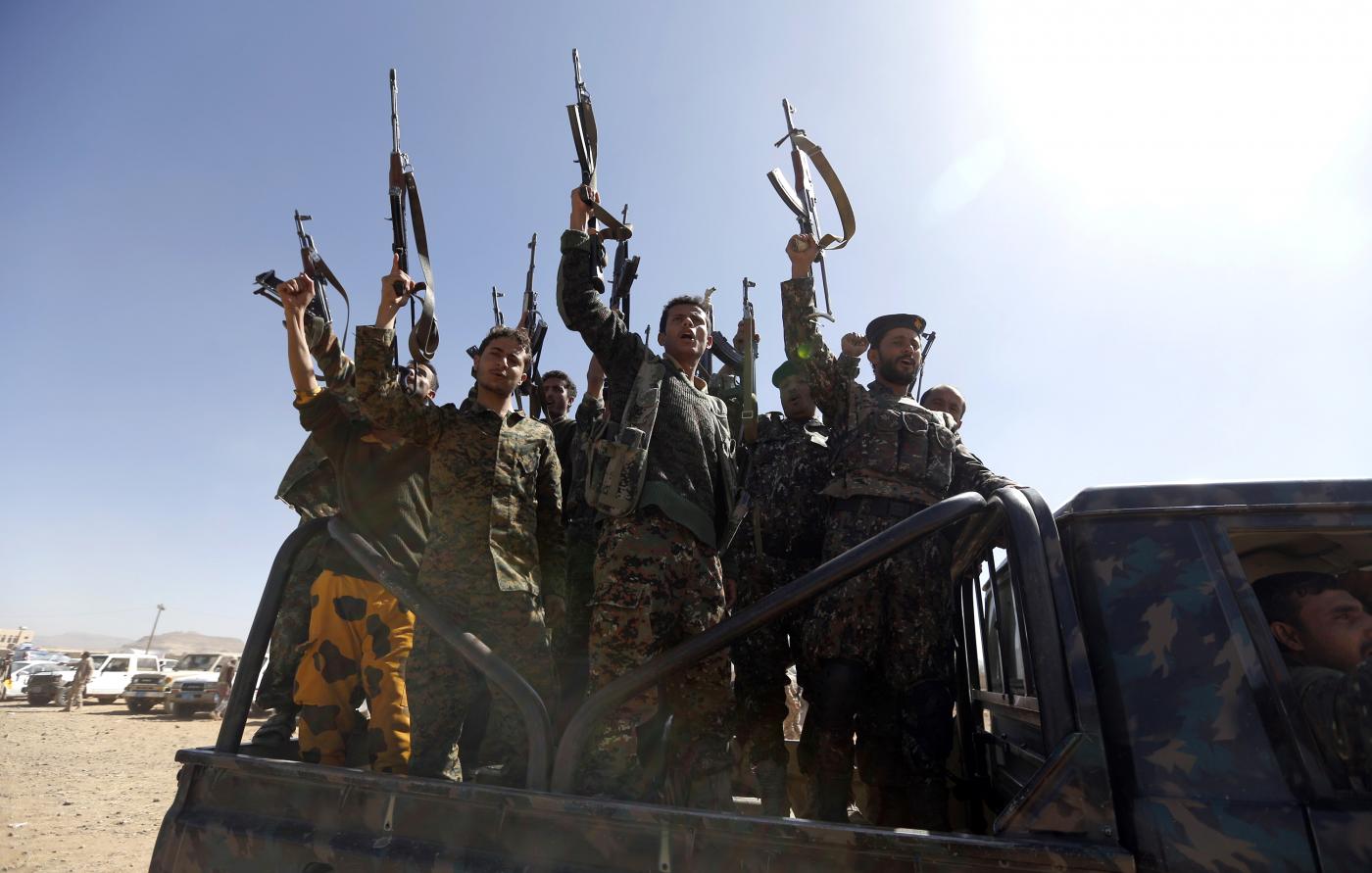 Representatives of Yemen’s internationally-recognized government asked Griffiths to demand Iran stopped aiding the Houthis financially and militarily following several deadly strikes against civilian and military targets in Yemen and Saudi Arabia. (AFP/File Photo) Representatives of Yemen’s internationally-recognized government asked Griffiths to demand Iran stopped aiding the Houthis financially and militarily following several deadly strikes against civilian and military targets in Yemen and Saudi Arabia. (AFP/File Photo)