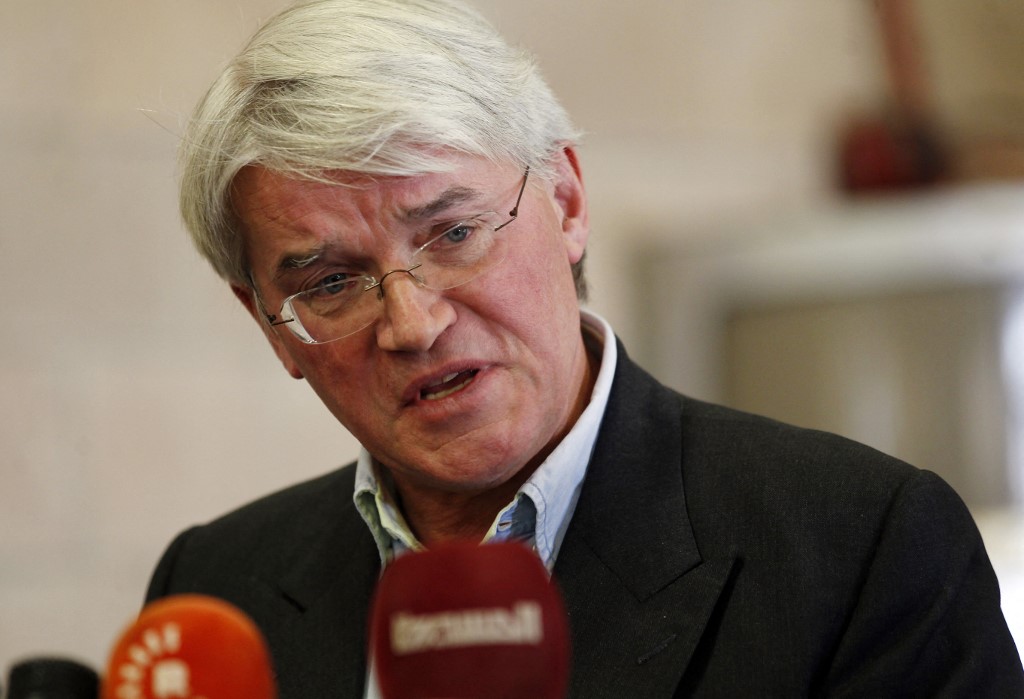 MP Andrew Mitchell, the former international development secretary tasked with originally implementing the UK’s 0.7 percent target, said the new proposals are potentially unlawful. (File/AFP)