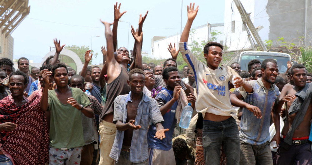 The narrow waters between the Horn of Africa and Yemen have been a popular migration route despite Yemen's ongoing conflict. (AFP/File) The narrow waters between the Horn of Africa and Yemen have been a popular migration route despite Yemen's ongoing conflict. (AFP/File)