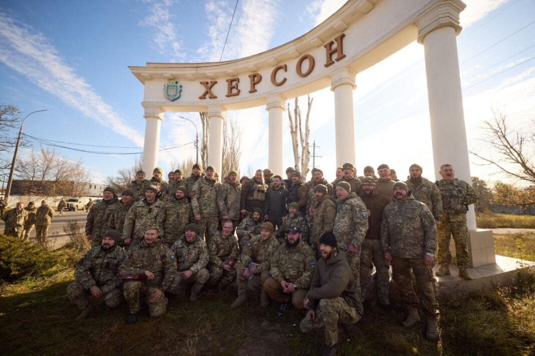 Zelensky visits Ukraine's Kherson after Russian retreat